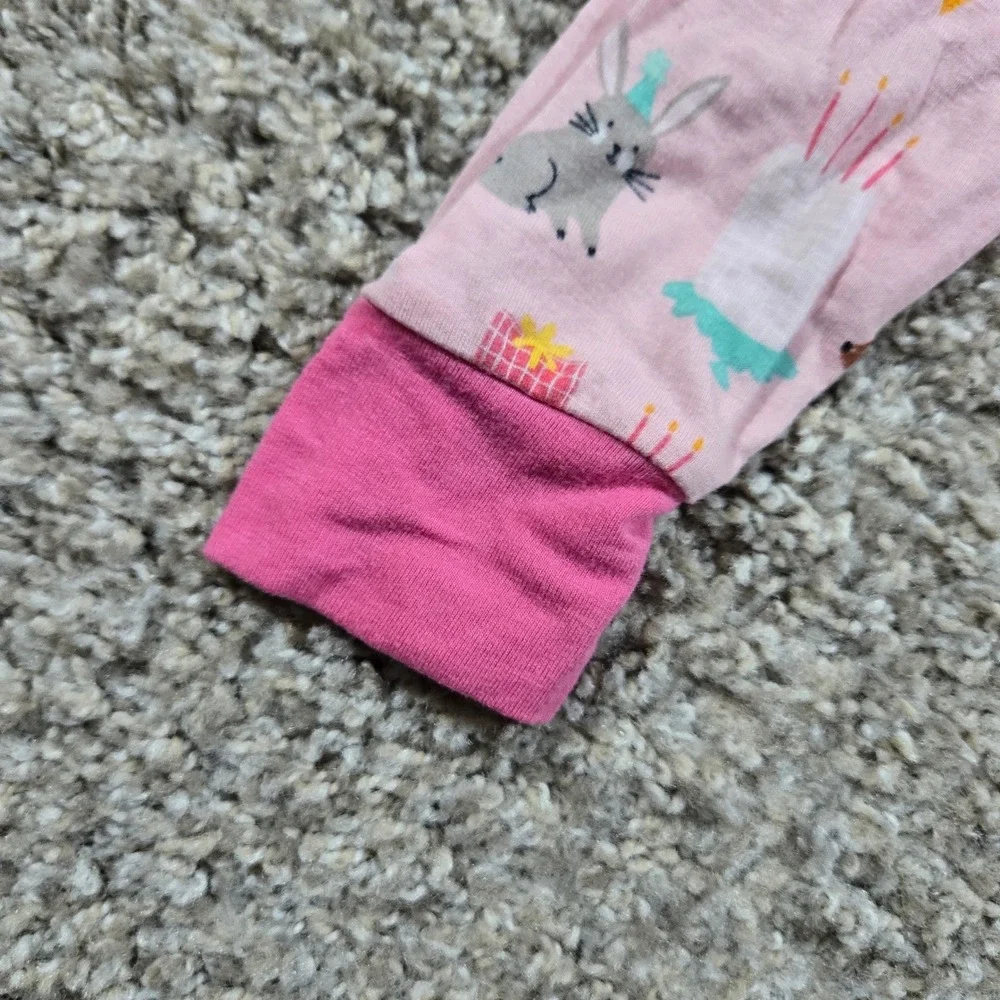 Little Sleepies Pink Party Animals 2pc Pajama Set - Size‎ 18-24M